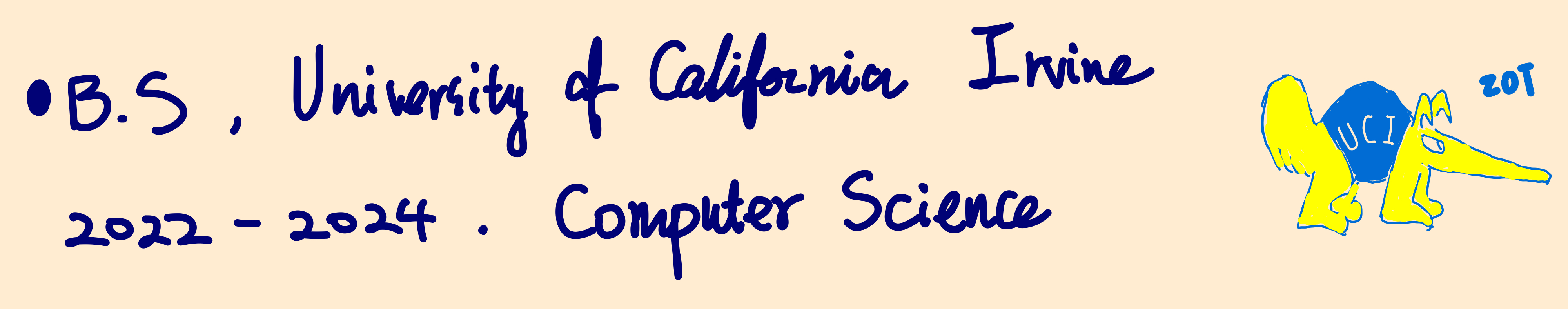 Studies at University of California Irvine (UCI)